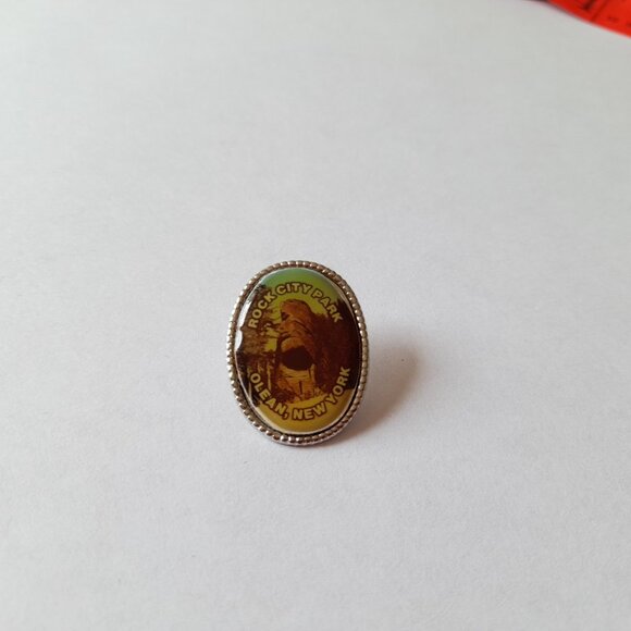 Vintage Souvenir Pin Rock City Park Olean New York USA Travel Gift - Picture 2 of 9